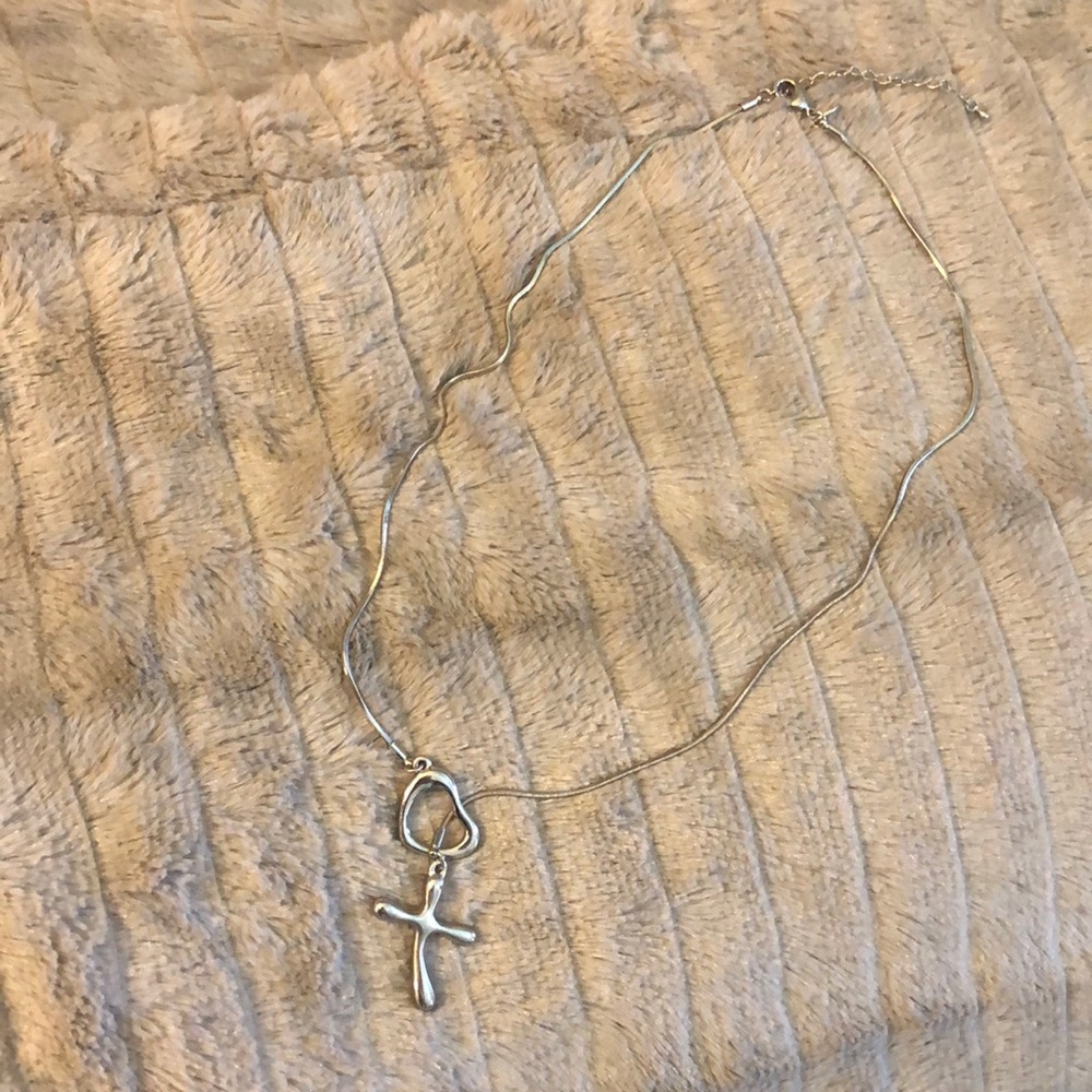 Cross and Heart Necklace